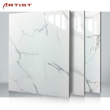 Trade Assurance Guangzhou Canton Fair line high gloss white polished 60 60 porcelain floor tiles